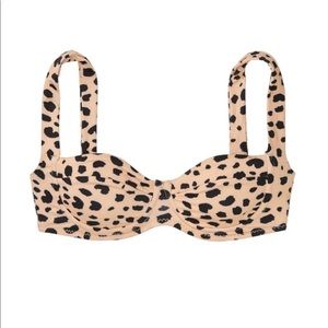 Skin By Same Bra Top and High Rise Bottom Leopard